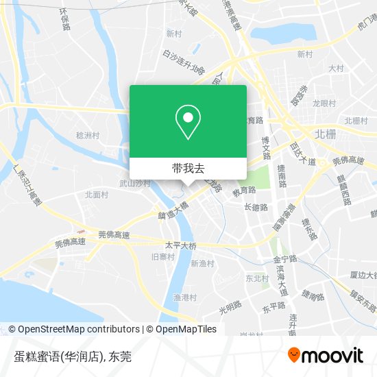 蛋糕蜜语(华润店)地图