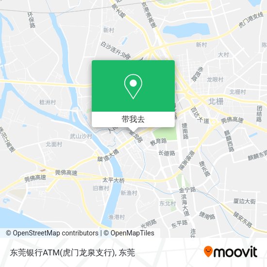 东莞银行ATM(虎门龙泉支行)地图