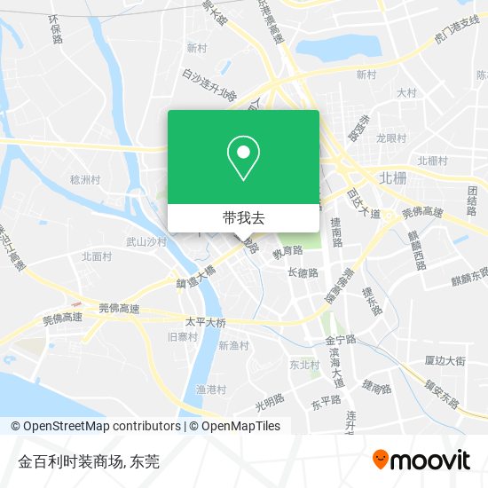 金百利时装商场地图