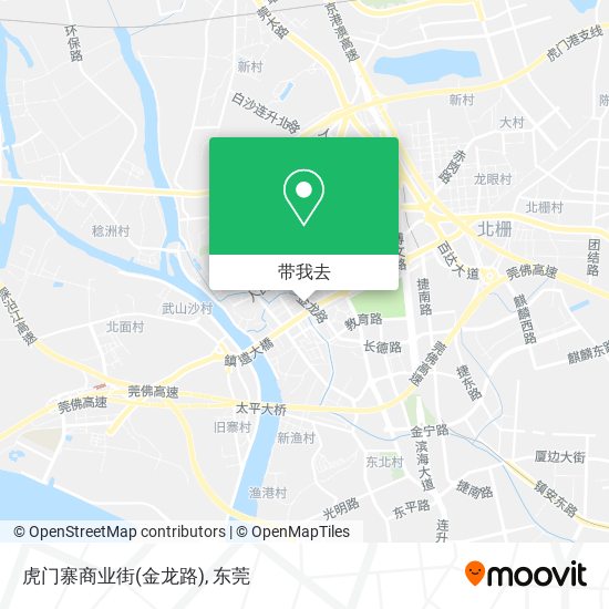 虎门寨商业街(金龙路)地图