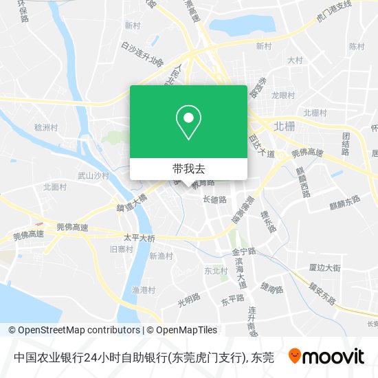 中国农业银行24小时自助银行(东莞虎门支行)地图