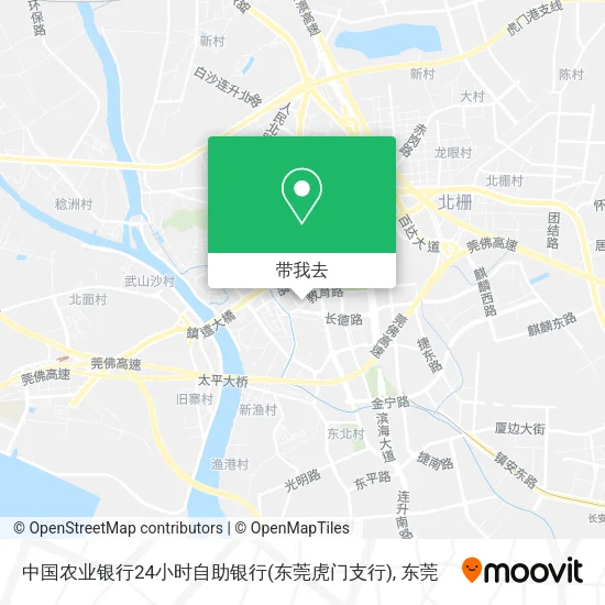 中国农业银行24小时自助银行(东莞虎门支行)地图