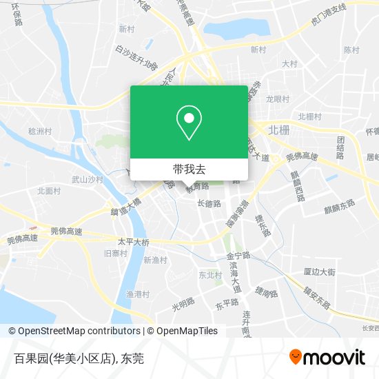 百果园(华美小区店)地图