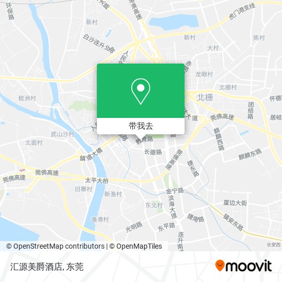 汇源美爵酒店地图