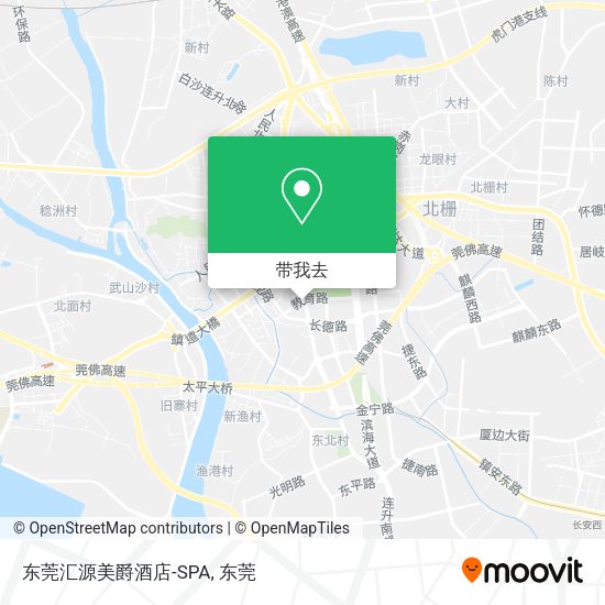 东莞汇源美爵酒店-SPA地图