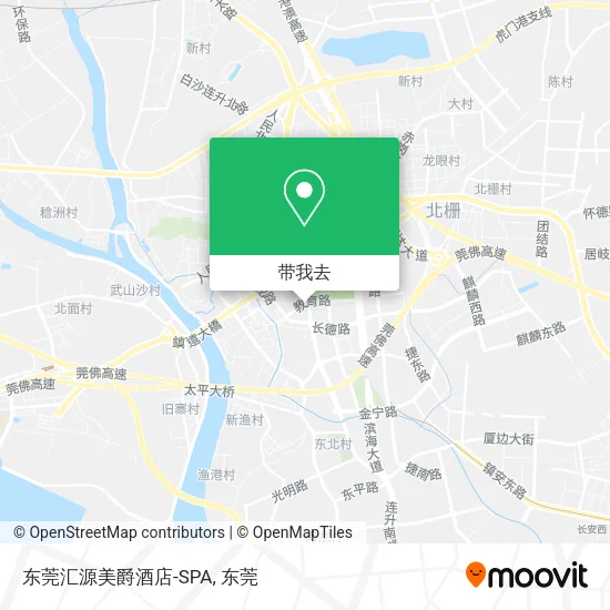 东莞汇源美爵酒店-SPA地图
