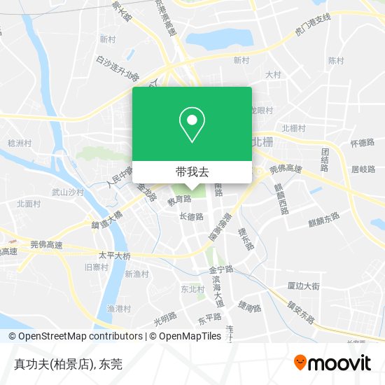 真功夫(柏景店)地图