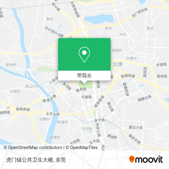 虎门镇公共卫生大楼地图