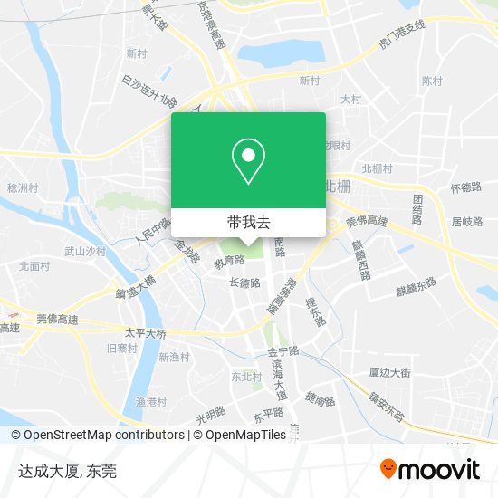 达成大厦地图