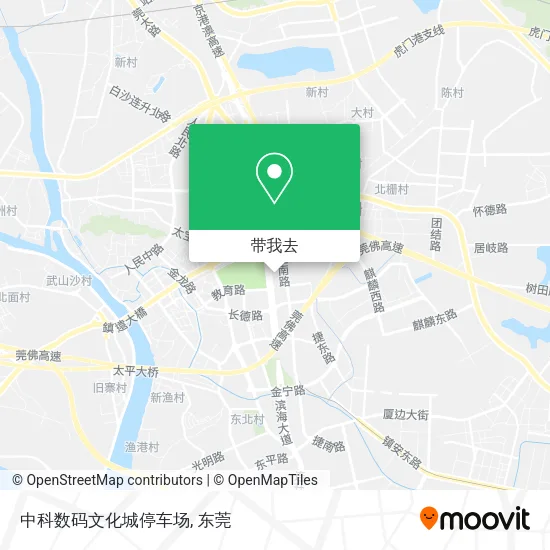 中科数码文化城停车场地图