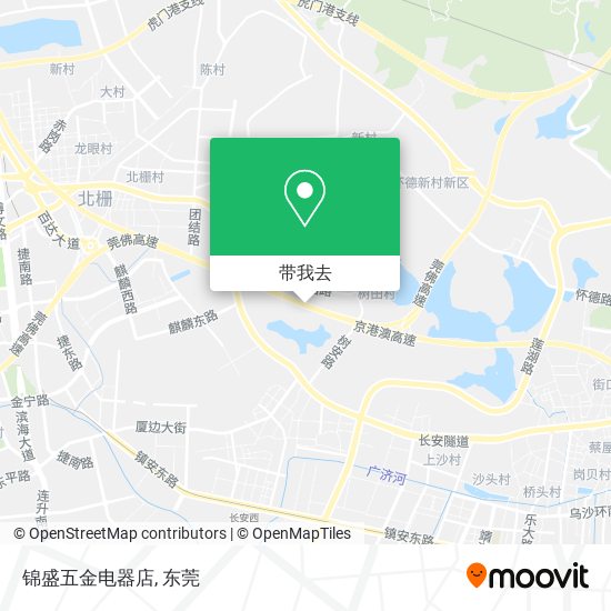 锦盛五金电器店地图