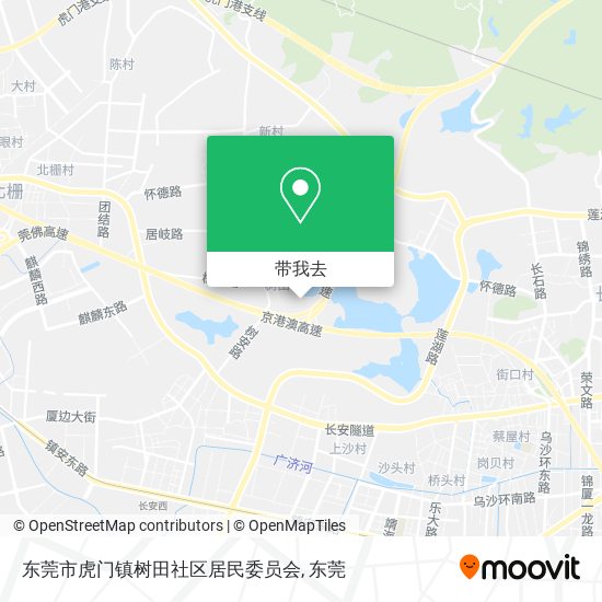 东莞市虎门镇树田社区居民委员会地图