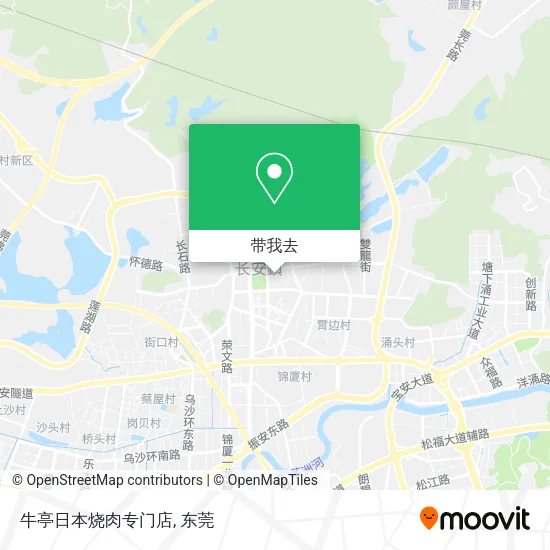 牛亭日本烧肉专门店地图
