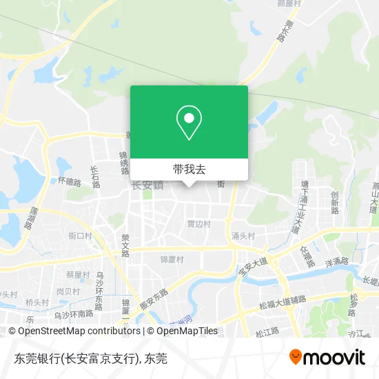 东莞银行(长安富京支行)地图