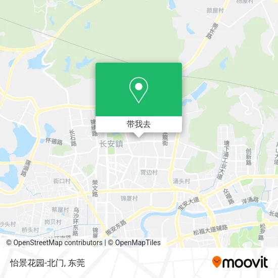 怡景花园-北门地图