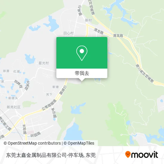 东莞太鑫金属制品有限公司-停车场地图