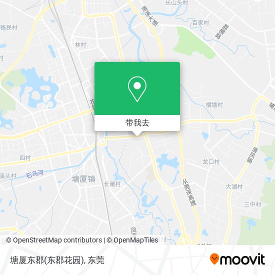 塘厦东郡(东郡花园)地图