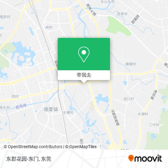 东郡花园-东门地图
