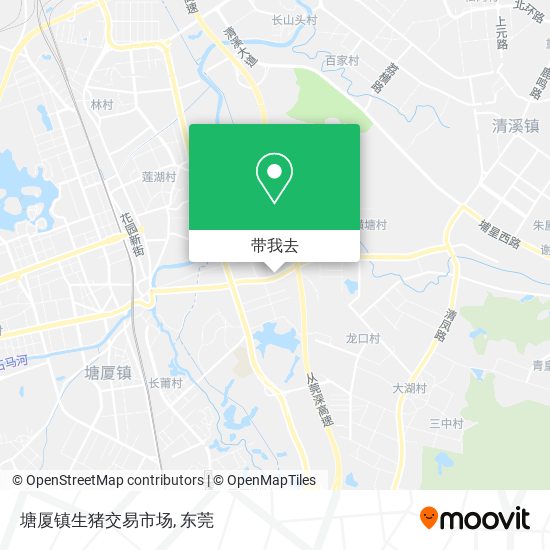 塘厦镇生猪交易市场地图