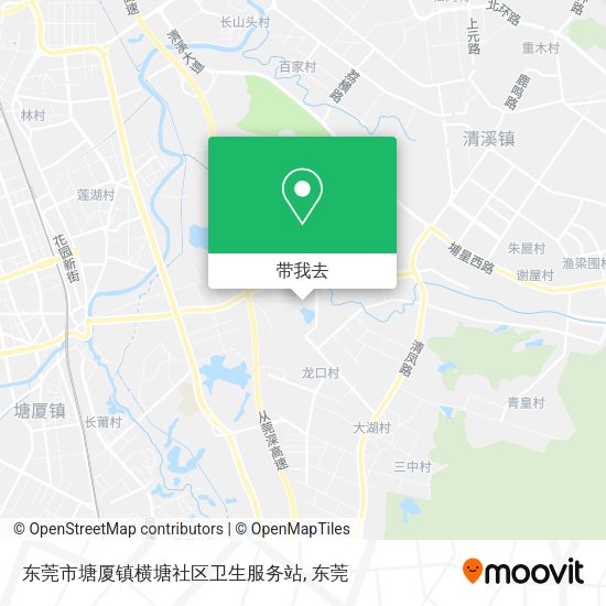东莞市塘厦镇横塘社区卫生服务站地图