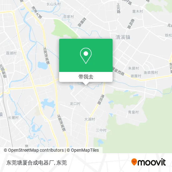 东莞塘厦合成电器厂地图