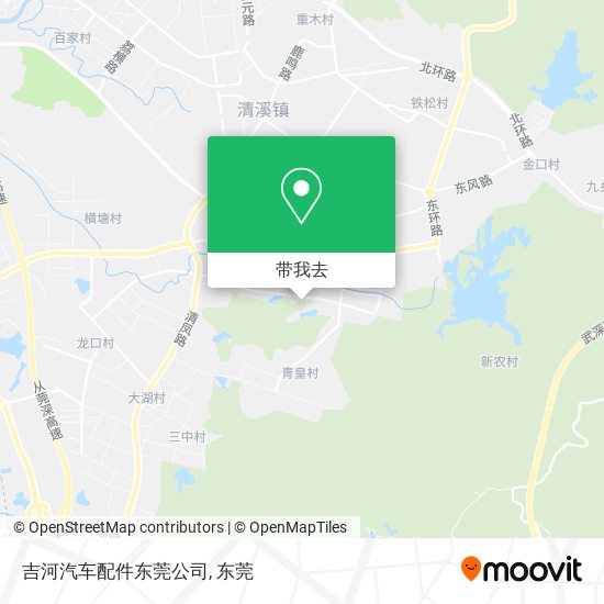 吉河汽车配件东莞公司地图