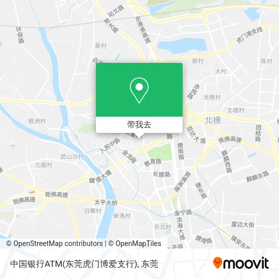 中国银行ATM(东莞虎门博爱支行)地图
