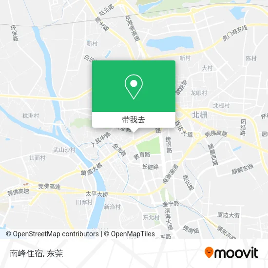 南峰住宿地图