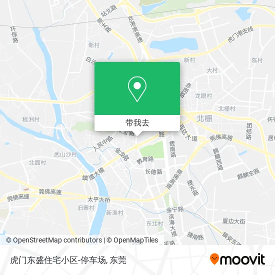 虎门东盛住宅小区-停车场地图