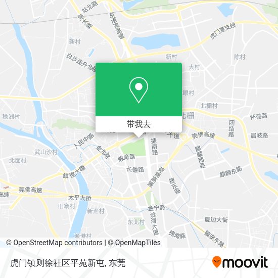 虎门镇则徐社区平苑新屯地图