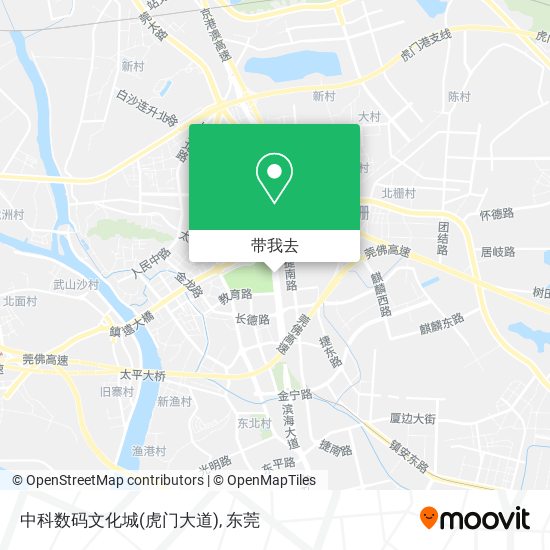 中科数码文化城(虎门大道)地图