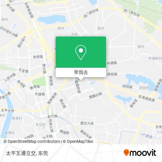 太平互通立交地图