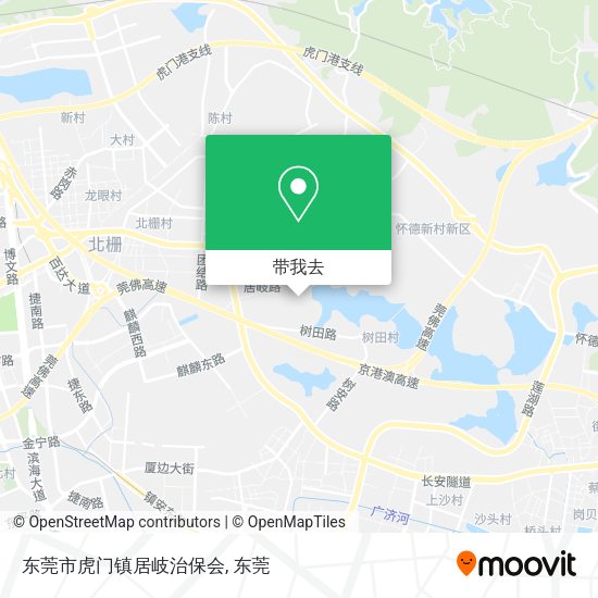 东莞市虎门镇居岐治保会地图