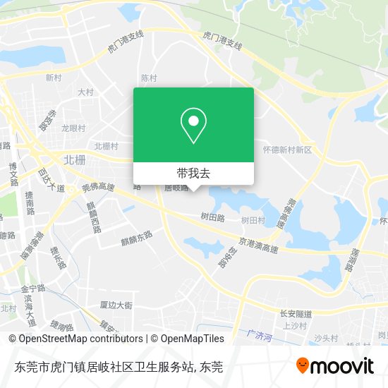 东莞市虎门镇居岐社区卫生服务站地图