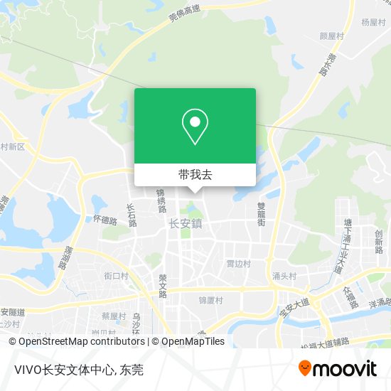 VIVO长安文体中心地图