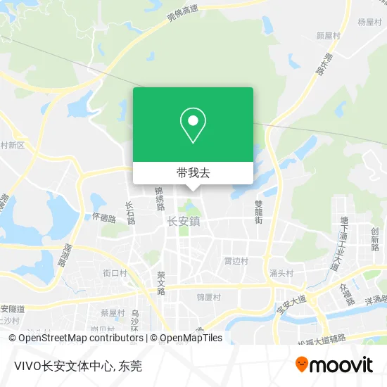 VIVO长安文体中心地图