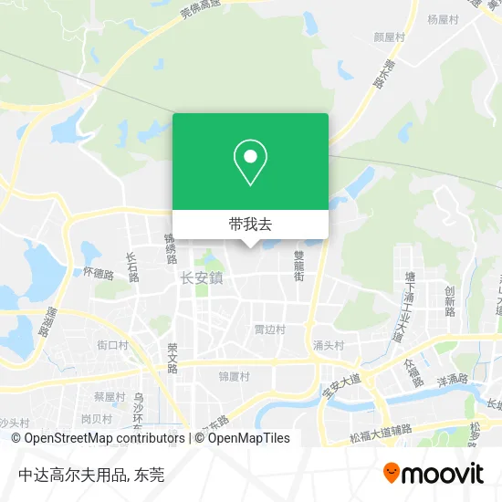 中达高尔夫用品地图