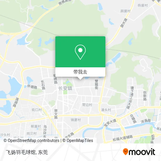 飞扬羽毛球馆地图