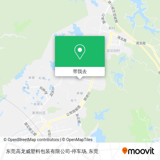 东莞高龙威塑料包装有限公司-停车场地图