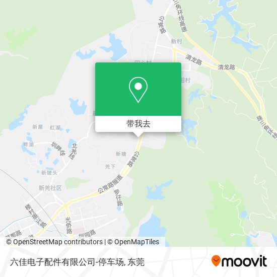 六佳电子配件有限公司-停车场地图