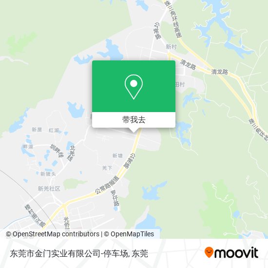 东莞市金门实业有限公司-停车场地图