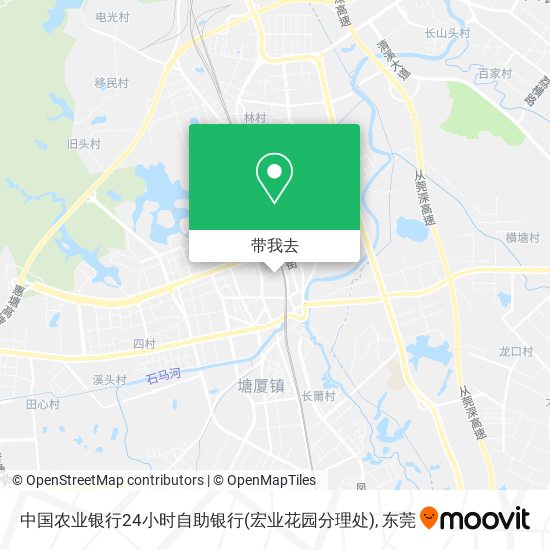 中国农业银行24小时自助银行(宏业花园分理处)地图