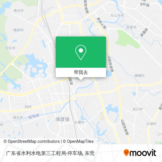 广东省水利水电第三工程局-停车场地图