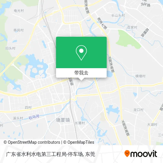 广东省水利水电第三工程局-停车场地图