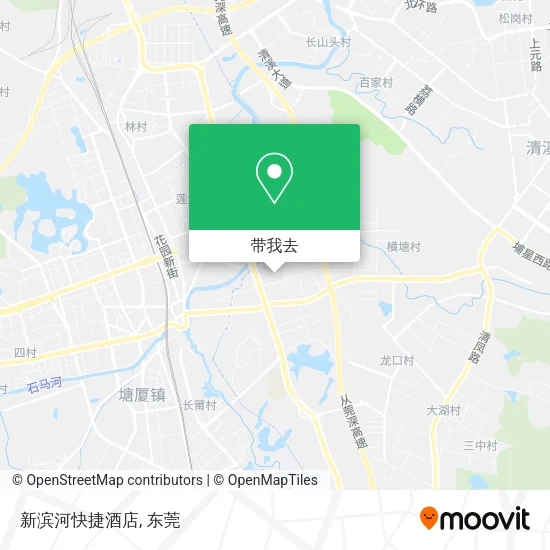 新滨河快捷酒店地图