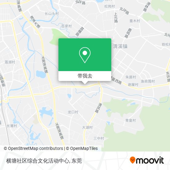 横塘社区综合文化活动中心地图
