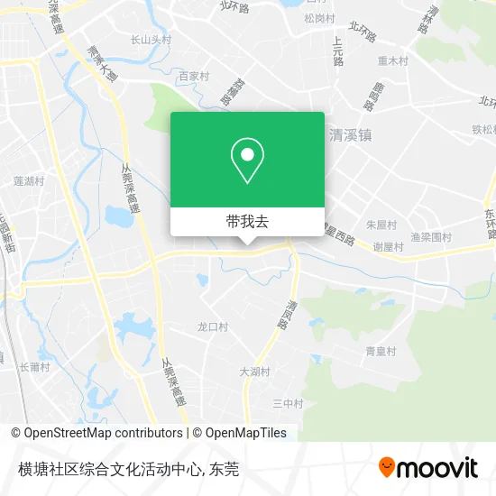 横塘社区综合文化活动中心地图