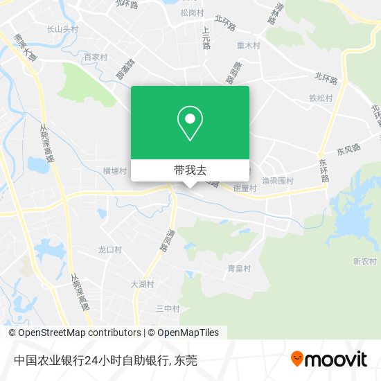 中国农业银行24小时自助银行地图
