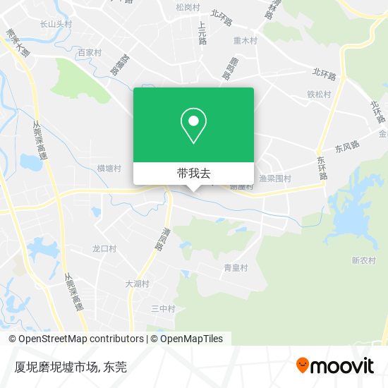 厦坭磨坭墟市场地图