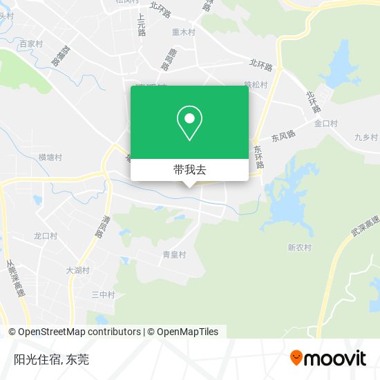 阳光住宿地图